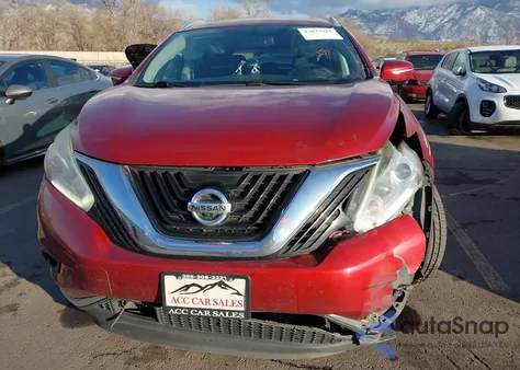 2015 Nissan Murano Platinum from USA, damaged, VIN 5N1AZ2MH0FN241456